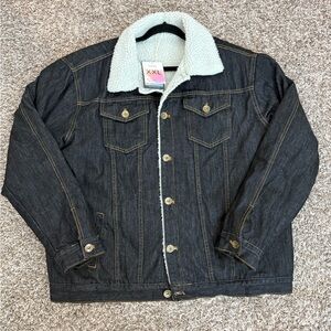Men’s Sherpa Lined Denim Jacket